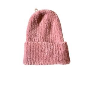 Aeropostale Pink  Knit Beanie Hat Aeropostale 100% Nylon One Size